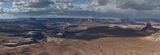 Canyonlands, panoramic, landscape, photography, storm, Green River, Utah, winter, panoramique, shadows, ombres, paysage