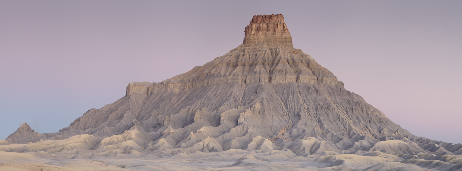 Panoramic, landscape, utah, sunrise, butte, factory, shale, erosion, photographie, panoramique, lever de soleil